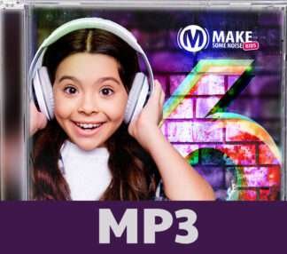 Mp3 muziek CD muziek album Christelijk cadeautje voor kinderen, MSNK, Make Some Noise Kids