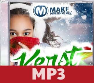 Mp3 muziek CD muziek album Christelijk cadeautje voor kinderen, MSNK, Make Some Noise Kids