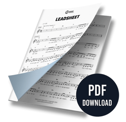 bladmuziek lied tekst leadsheet notenschrift MSNK