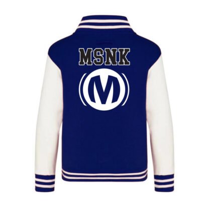 Christelijk Cadeau Kinderen MSNK varsity college baseball jack paars