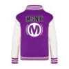 Christelijk Cadeau Kinderen MSNK varsity college baseball jack paars