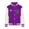 Christelijk Cadeau Kinderen MSNK varsity college baseball jack paars