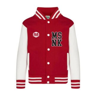 Christelijk Cadeau Kinderen MSNK Baseball Varsity Jack Baseball Rood Red