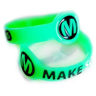 Christelijk Cadeau Kinderen MSNK polsbandje glow in the dark groen green