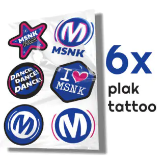 Plak tattoo's MSNK